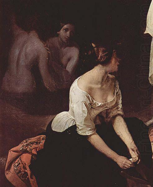 Bad der Nymphen, Detail, Francesco Hayez